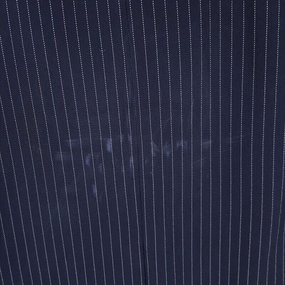 THEORY Top Womens Small Black Pinstripe Sleeveless Silk Shell Tank FLAWED - Picture 4 of 8